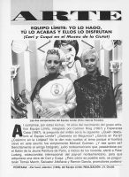 Prensa Revista Cartelera Turia Equipo Limite pintoras valencianas Popart